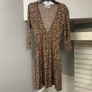 UO mercer plunge mini dress